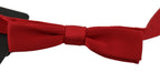 Red 100% Silk Slim Adjustable Neck Papillon Bow Tie Dolce & Gabbana