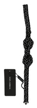 Black Polka Dots Silk Adjustable Neck Papillon Men Bow Tie Dolce & Gabbana
