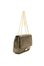 Black Leather Women Crossbody Bag Pompei Donatella
