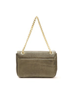 Black Leather Women Crossbody Bag Pompei Donatella