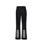 Off-White Black Cotton Joggers (Workout Pants)
