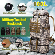 Waterproof Outdoor Camping Hiking 100L Large Capacity Backpack