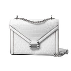 Michael Kors White Canvas Crossbody Bag