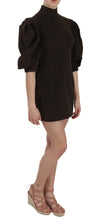 Brown Corduroy Bodycon Cotton Mini Dress Dolce & Gabbana