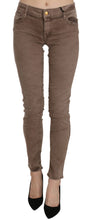 Brown Low Waist Slim Fit Skinny Pants CYCLE
