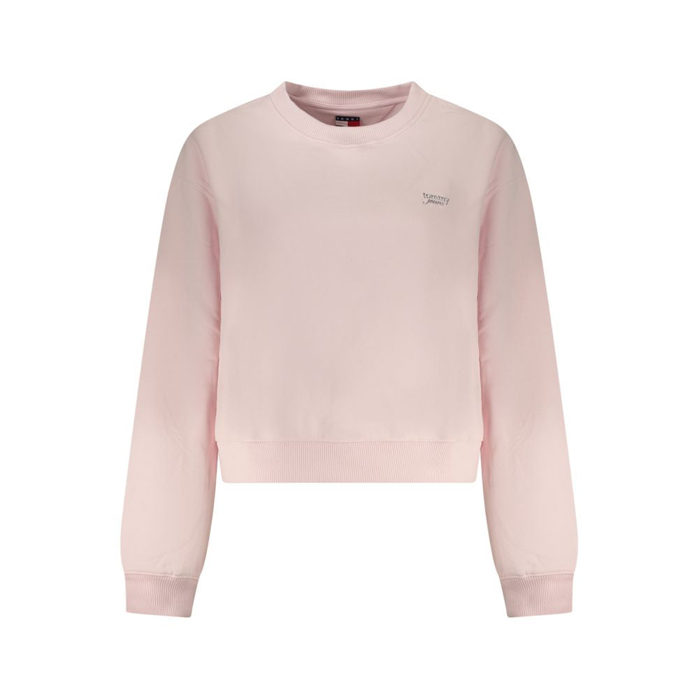 Tommy Hilfiger Pink Cotton Women Sweatshirt