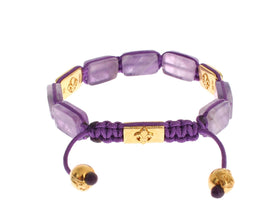 CZ Amethyst 18K Gold 925 Bracelet Nialaya