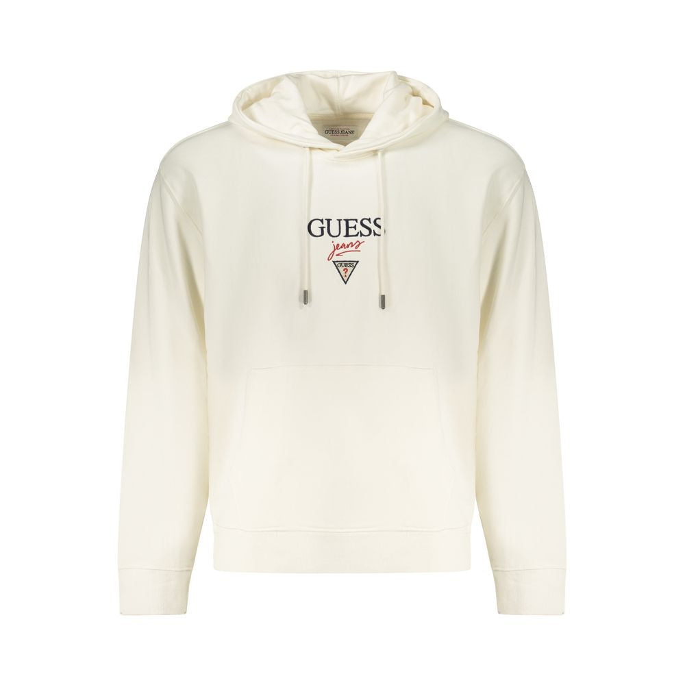 Guess Jeans White Cotton Sweatshirt