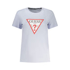 Guess Jeans Azzurro Organic Cotton Women T-Shirt