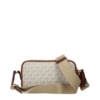 Michael Kors Beige Fabric Crossbody Bag