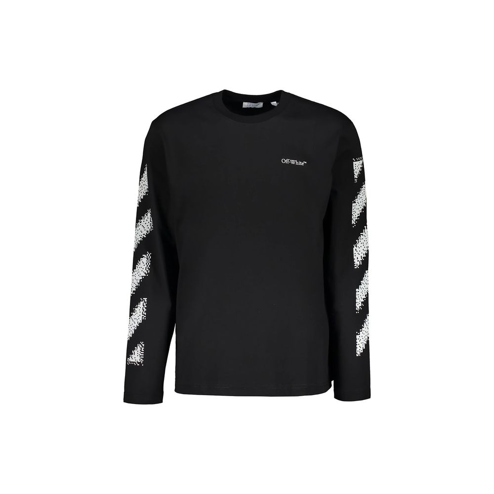Off-White Black Cotton T-Shirt