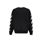 Off-White Black Cotton Sweatshirt