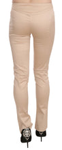 Cream Low Waist Skinny Formal Trousers Pants Just Cavalli