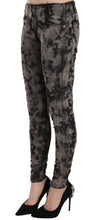Black Gray Faded Low Waist Skinny Denim Trousers Jeans Just Cavalli