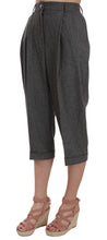 Wool Cropped Trouser Pleated Pant Dolce & Gabbana