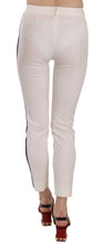 White Side Stripe Cropped Skinny Pants Dolce & Gabbana