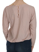 Pink Lace See Through Long Sleeve Blouse PINK MEMORIES
