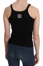 Black Sleeveless Spaghetti Strap Blouse PINK MEMORIES