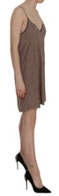 Cotton Green Spaghetti Strap A-line Mini Dress PINK MEMORIES