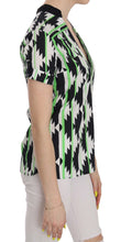 Multi Color Plunging Top Blouse Costume National