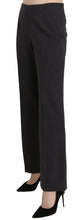 Black Striped Cotton Sretch Dress Trousers Pants BENCIVENGA
