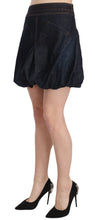 Blue Jeans Denim Cotton Stretch A-line Mini Exte
