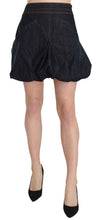 Blue Jeans Denim Cotton Stretch A-line Mini Exte