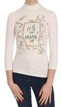 Crew Neck It Is Not A Frame Up! Print Blouse Exte