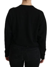 Black Button Embellished Cardigan Sweater Dolce & Gabbana