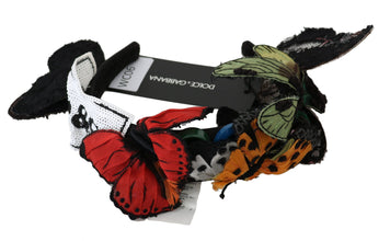Tiara Floral Butterfly Sequin Diadem Headband Dolce & Gabbana