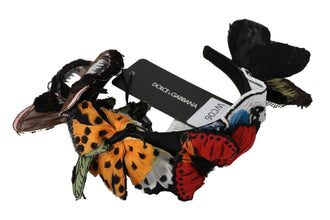 Tiara Floral Butterfly Sequin Diadem Headband Dolce & Gabbana