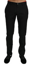 Black Dress Formal Trouser Mens Wool Pants Dolce & Gabbana