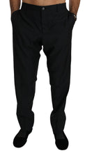 Black Dress Formal Trouser Men Wool Pants Dolce & Gabbana