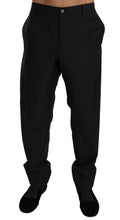 Black Dress Formal Trouser Men Wool Pants Dolce & Gabbana