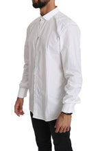 White Cotton Long Sleeve Top Shirt Dolce & Gabbana