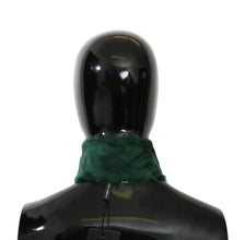 Green Fur Neck Collar Wrap Lambskin Scarf Dolce & Gabbana