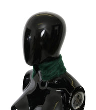 Green Fur Neck Collar Wrap Lambskin Scarf Dolce & Gabbana