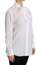 White Turtle Neck Long Sleeve Polo Shirt Dolce & Gabbana