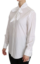 White Turtle Neck Long Sleeve Polo Shirt Dolce & Gabbana