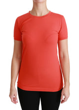 Red Crewneck Short Sleeve T-shirt Cotton Top Dolce & Gabbana
