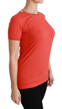 Red Crewneck Short Sleeve T-shirt Cotton Top Dolce & Gabbana