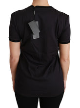 Black #ImAChristmasTree Crewneck Top T-shirt Dolce & Gabbana