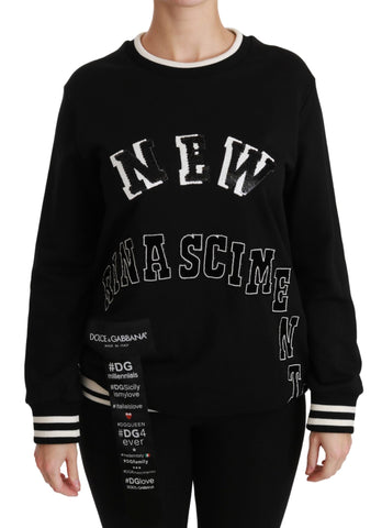 Black Rinascimento #DGmillennials Sweater Dolce & Gabbana