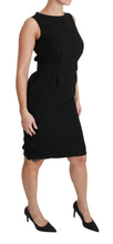 Black Sheath Stretch Formal Dress Dolce & Gabbana