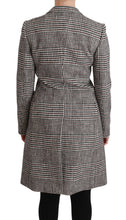 Multicolor Trench Knee Long Jacket Coat Dolce & Gabbana