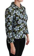 Multicolor Floral Blazer Coat Polyester Jacket Dolce & Gabbana