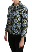 Multicolor Floral Blazer Coat Polyester Jacket Dolce & Gabbana