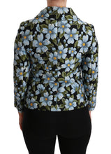 Multicolor Floral Blazer Coat Polyester Jacket Dolce & Gabbana