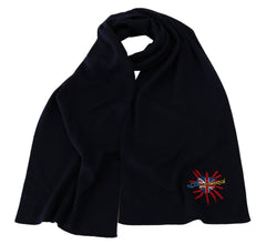 Blue #DGLovesLondon Wrap Shawl Wool Scarf Dolce & Gabbana