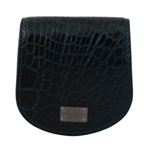 Blue Exotic Skins Condom Case Holder Pocket Dolce & Gabbana